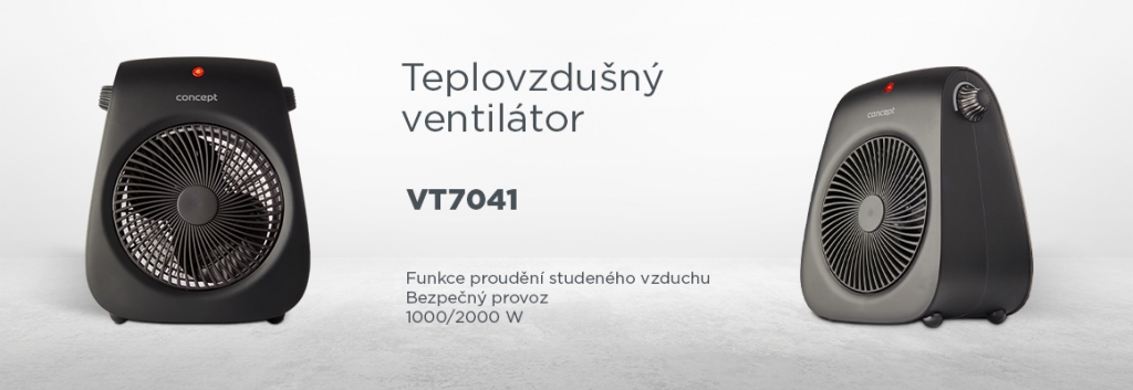 Teplovzdušný ventilátor Concept VT7041