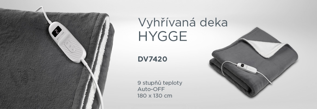 Vyhrievacia deka Concept Hygge DV7420