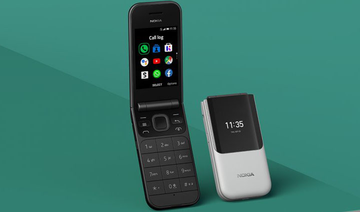 Véčkový mobil Nokia 2720 4G DS