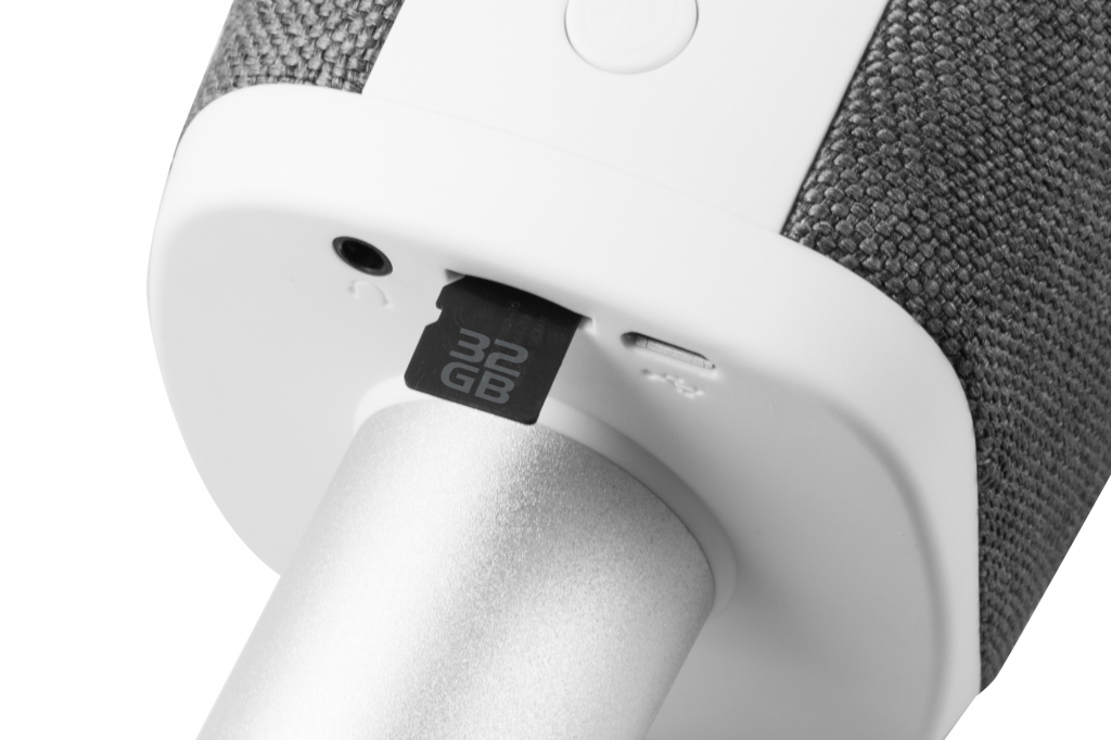 Bluetooth karaoke mikrofon Technaxx FABRIC, šedá (BT-X44)