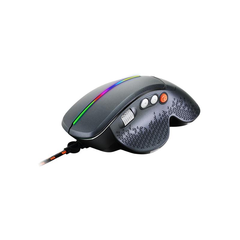 Herní myš Canyon APSTAR, 6400 DPI,RGB podsvícení, šedá