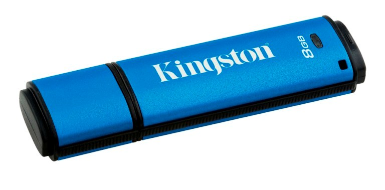 8GB Kingston DTVP30 USB 3.0 256bit AES Encrypted