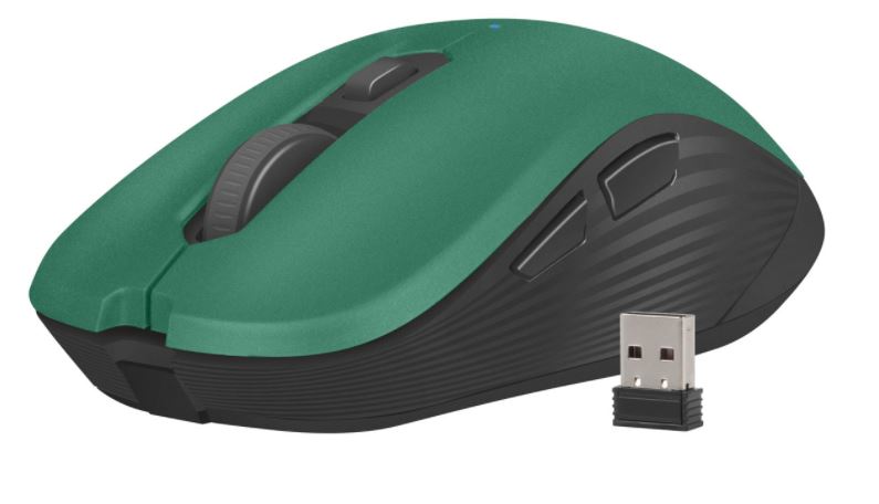 Bezdrôtová myš Natec ROBIN, 1600DPI, zelená