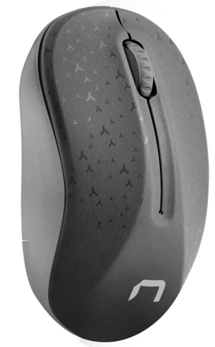 Bezdrátová myš Natec TOUCAN, 1600 DPI, černo-šedá