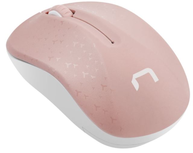 Bezdrátová myš Natec TOUCAN, 1600 DPI, pink