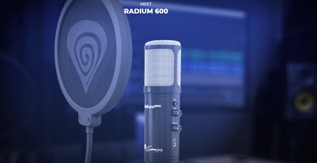 Streamovací mikrofon Genesis Radium 600