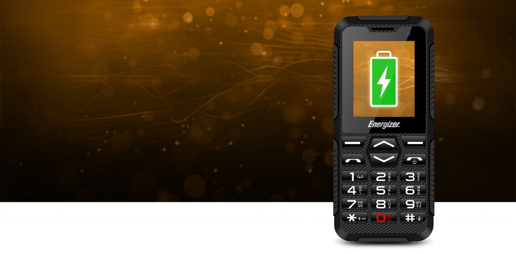 Tlačítkový telefon Energizer Hardcase H10, černá