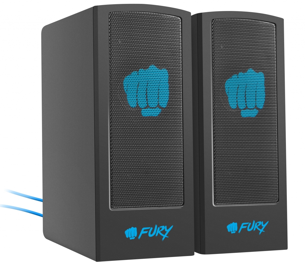 Herní reproduktory FURY Skyray 2.0, 5W, černá