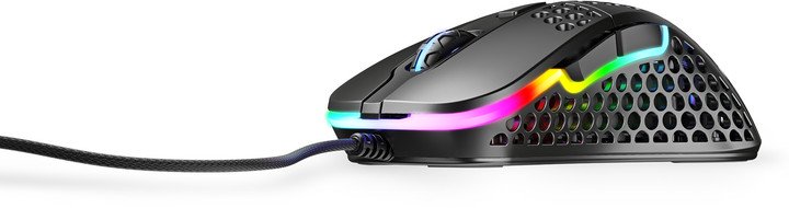 Herní myš Xtrfy M4 RGB, 16 000 dpi, černá