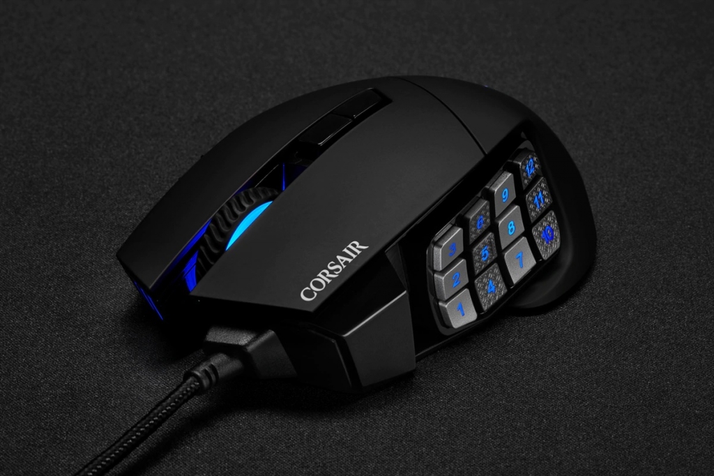 Herná myš Corsair Scimitar Elite RGB 18000DPI čierna