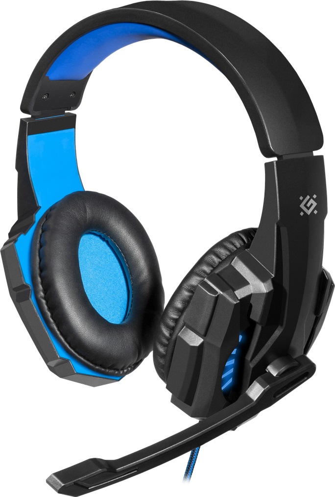 Headset Defender Warhead G-390 LED, černo-modrý