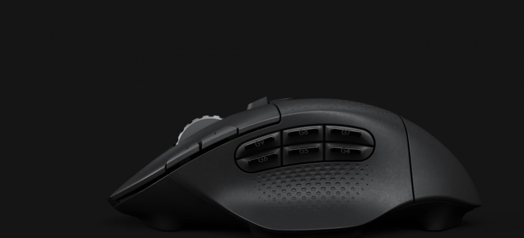 Herní myš Logitech G604 LIGHTSPEED, bezdrátová, černá