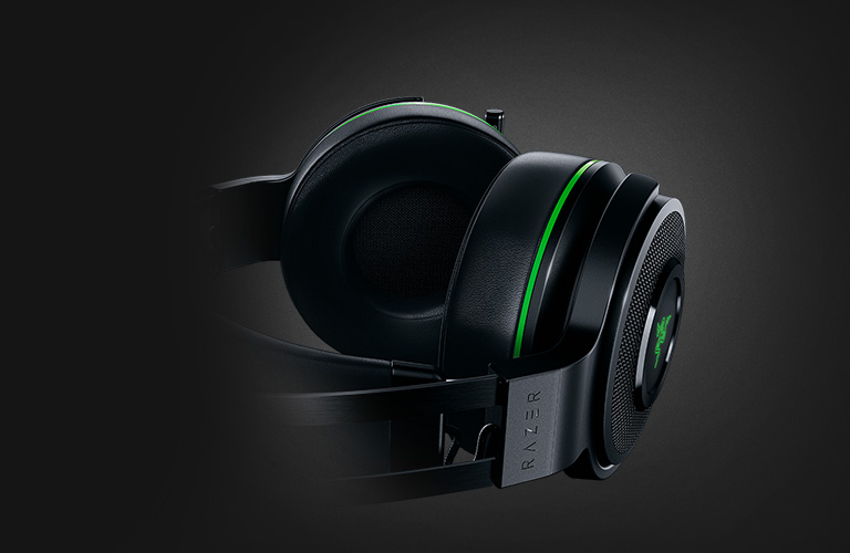 Herní sluchátka Razer Thresher 7.1, pro Xbox One, černá/zelená