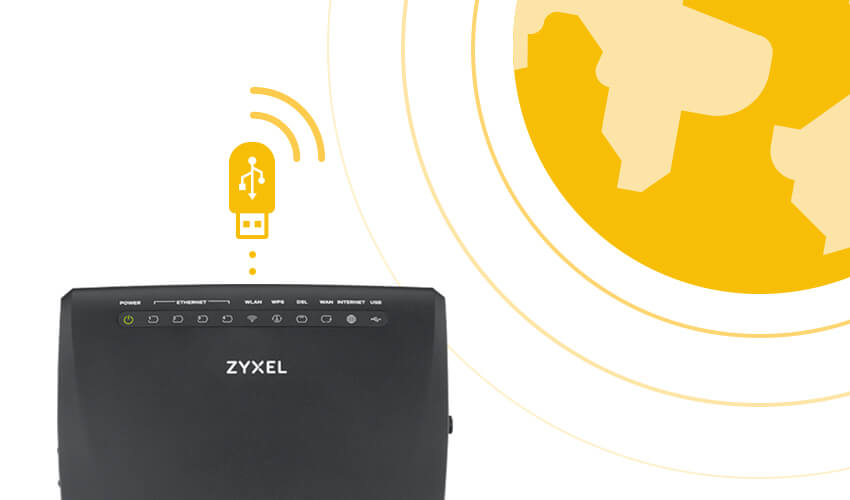 ZyXEL VMG3312 Wireless modem router N300