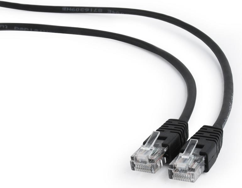 Patch kabel CABLEXPERT c5e UTP,  1m, černý