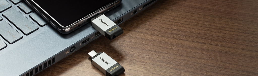 256GB Kingston DT80 USB-C 3.2 gen.  1