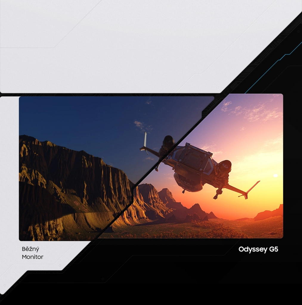 Monitor Samsung Odyssey G5, 27 ", VA, QLED, 1ms, 240Hz, DP, HDMI