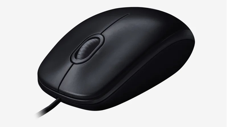 Drôtová myš Logitech Corded Mouse M100, šedá