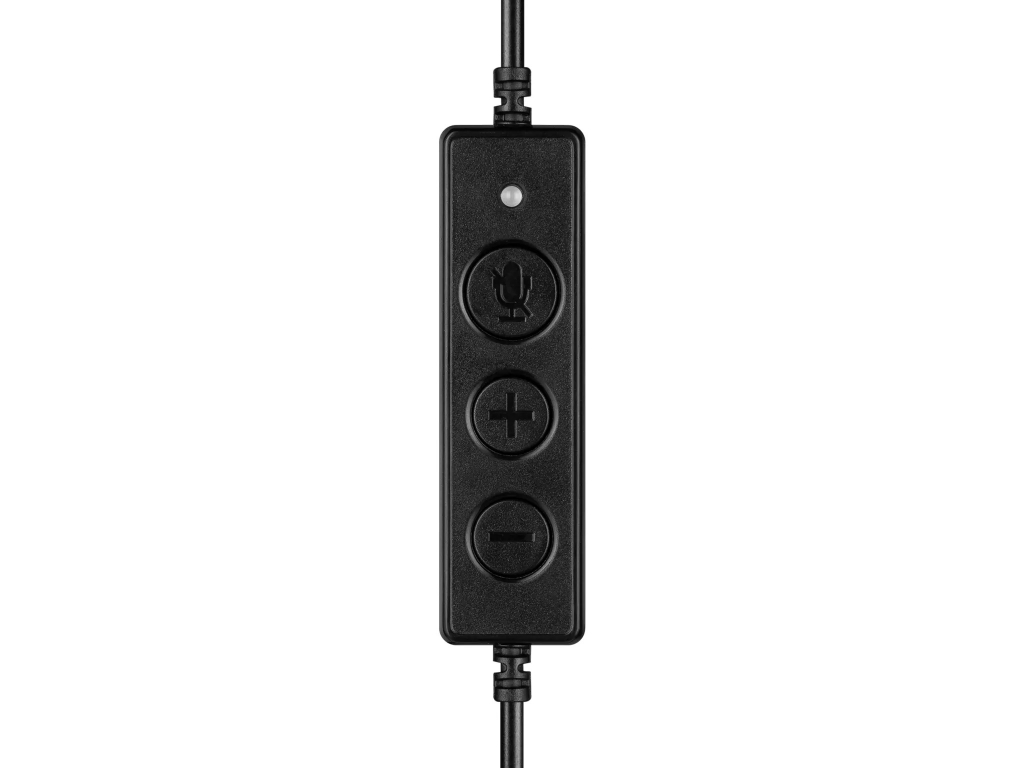 Sluchátka Sandberg USB Pro Mono s mikrofonem, černá