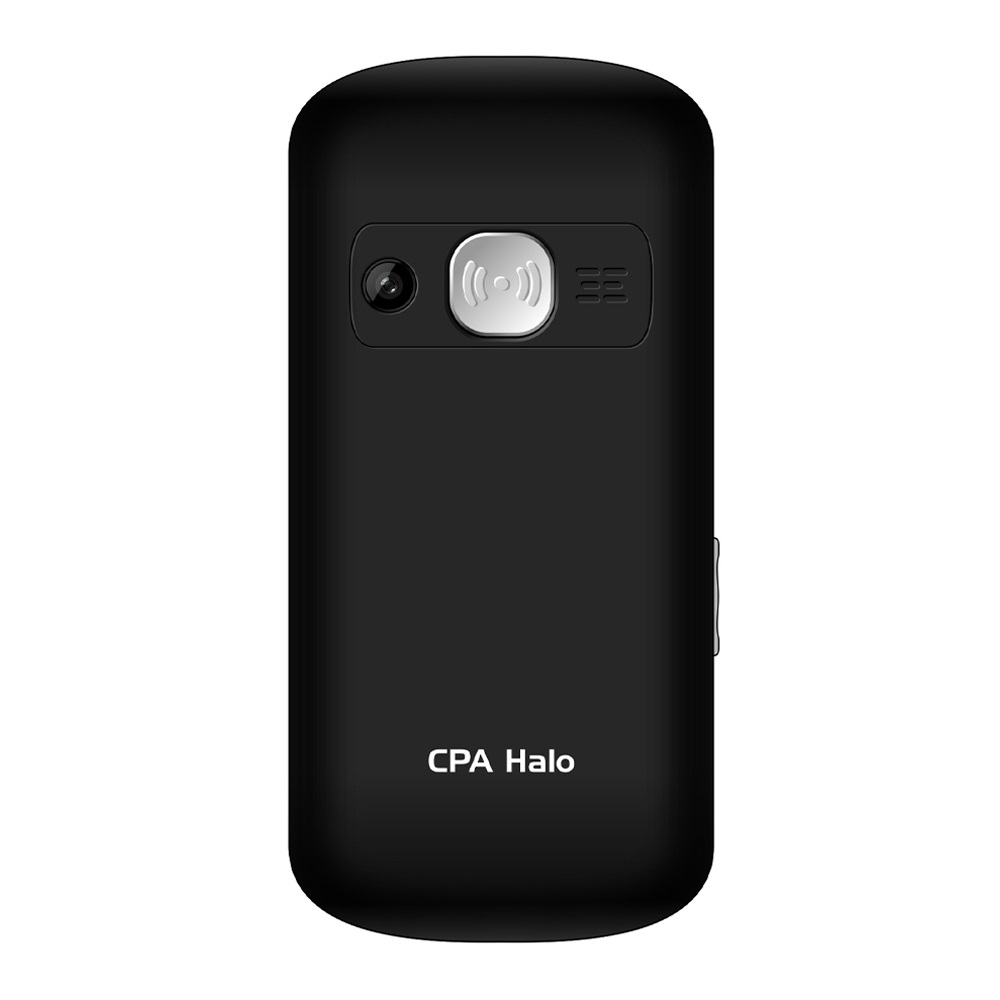 Tlačidlový telefón pre seniorov CPA Halo 11 Pro, čierna