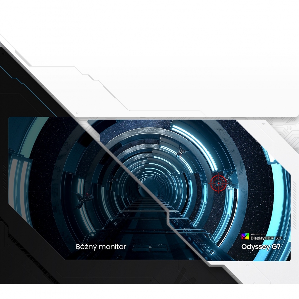 Monitor Samsung Odyssey G7, 27", VA, QLED, 1ms, 240Hz, DP, HDMI