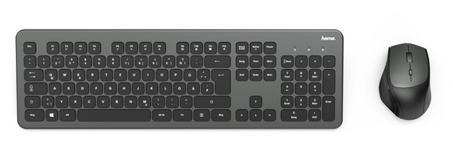 Set Hama KMW-700, klávesnice+myš, bezdrátová