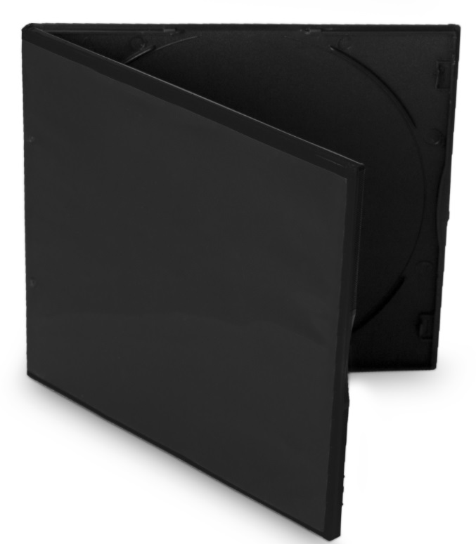 Box na CD COVER IT, slim, 10ks/bal, černý