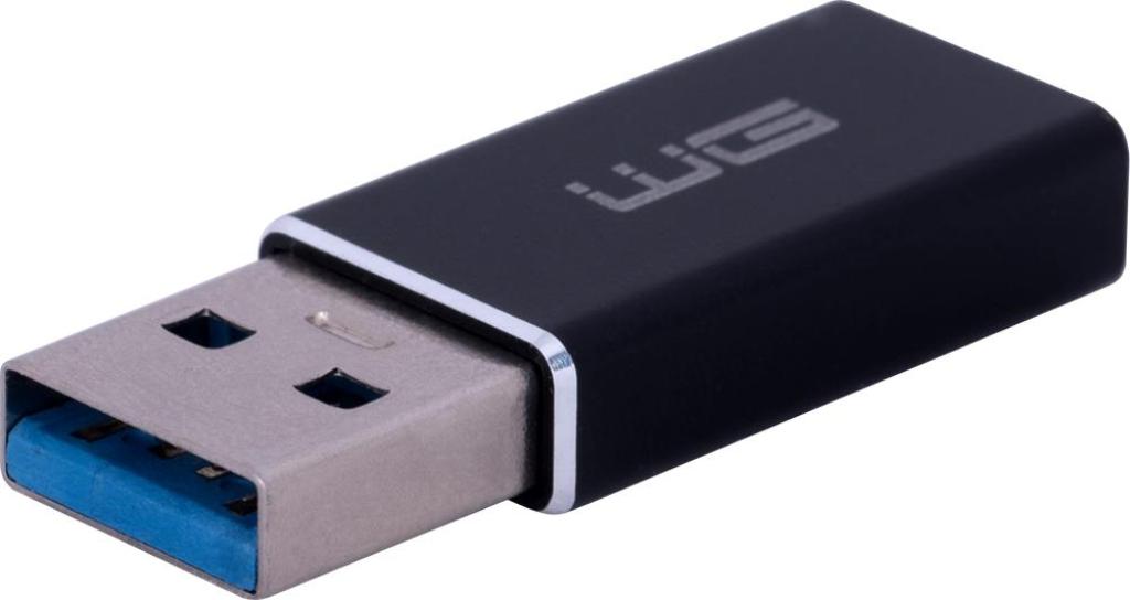 Adapter Type-C (female) na USB-A 3.0 (male), černá