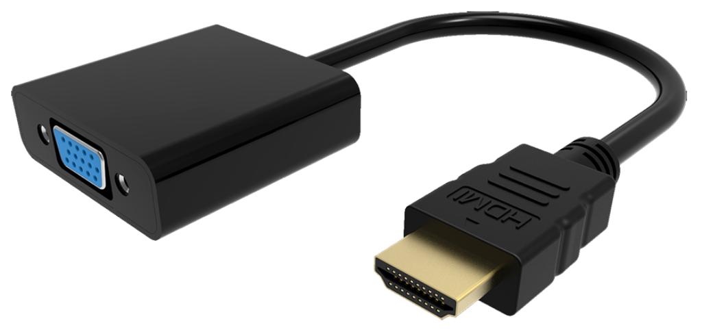 HDMI (male) to VGA (female)