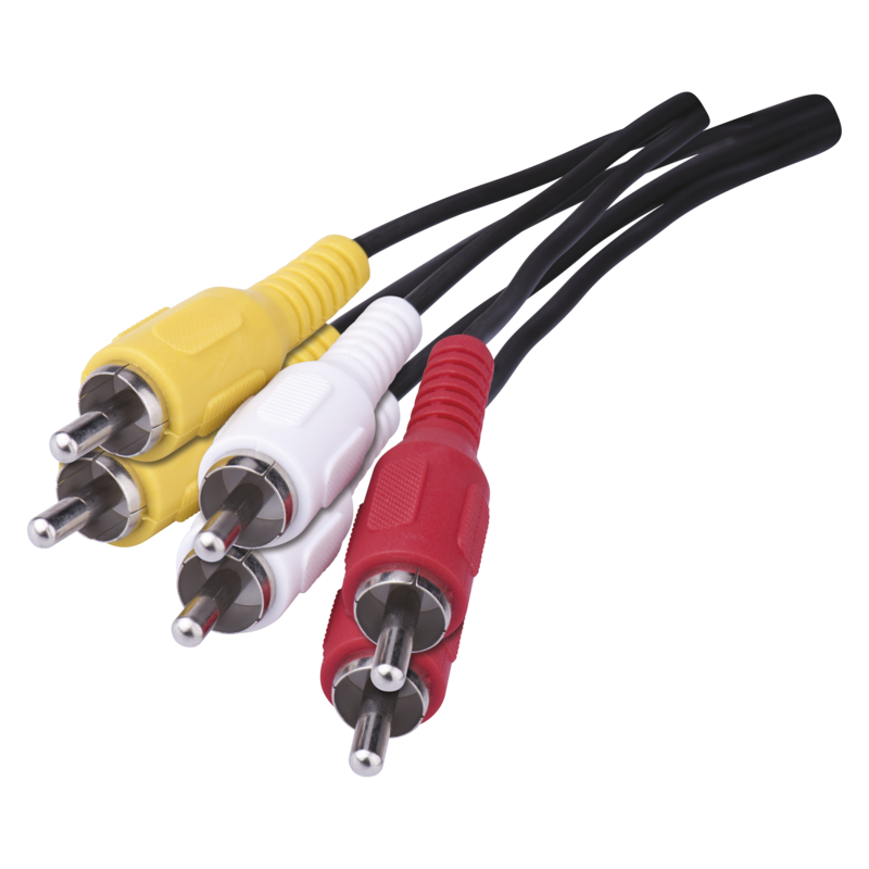 AV kabel Emos SB4201 3x CINCH - 3x CINCH, 1,5m