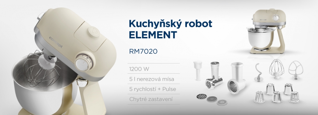 Kuchynský robot Concept Element RM7020Kuchynský robot Concept Element RM7020