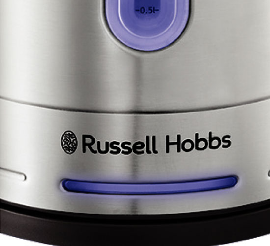 Rýchlovarná kanvica Russell Hobbs Quiet 26300-70, nerez, 1,7l