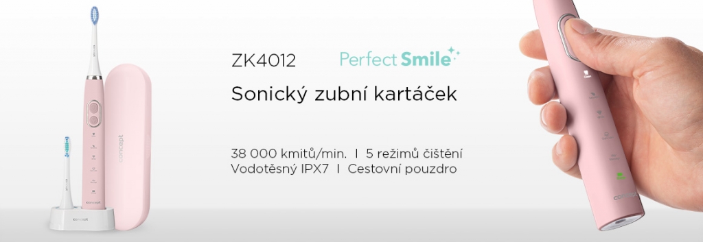 Elektrický zubní kartáček Concept Perfect Smile ZK4011, sonický