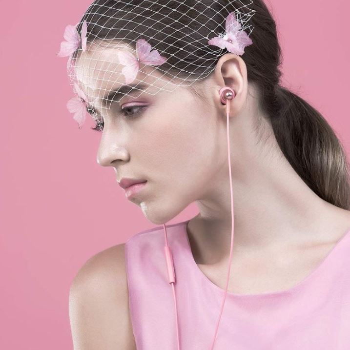 Slúchadlá do uší 1MORE Stylish In-Ear Headphones Pink