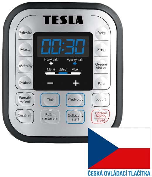 Multifunkční elektrický tlakový hrnec TESLA EliteCook K70