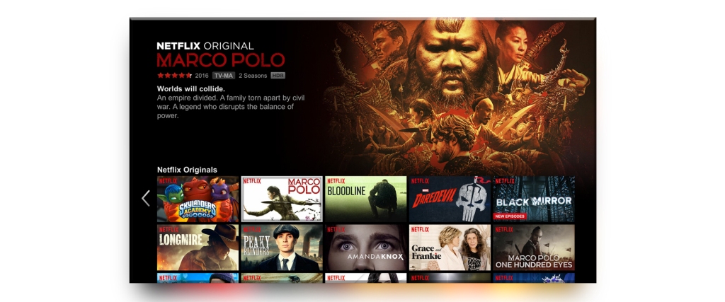 Veľký výber titulov na Netflix s úžasnou HDR kvalitou 