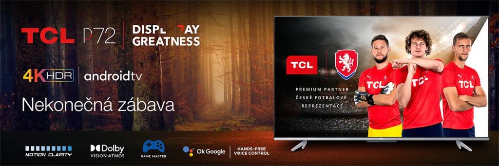 TCL P725 4K Android TV: Skvelý obraz a prvotriedny zvuk