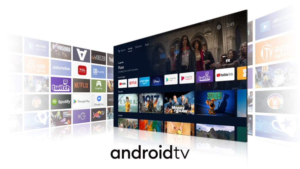 AndroidTV: Konektivita a variácie aplikácií s poslednou verziou OS AndroidTV 11