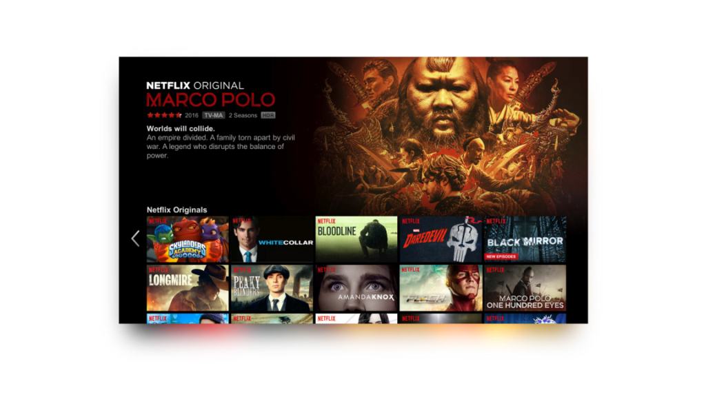Netflix ve vysokém dynamickém rozsahu pomocí HDR