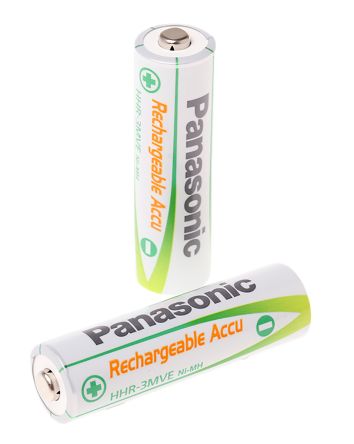 Nabíjateľné batérie AA Panasonic prednabité, 1900mAh, NiMh