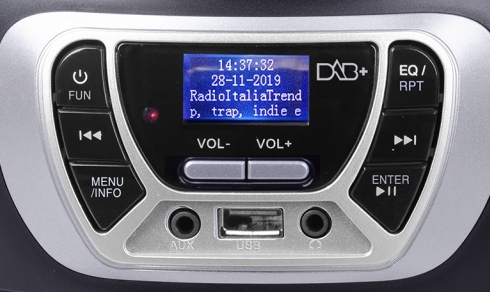 Prenosné stereo rádio Trevi CMP