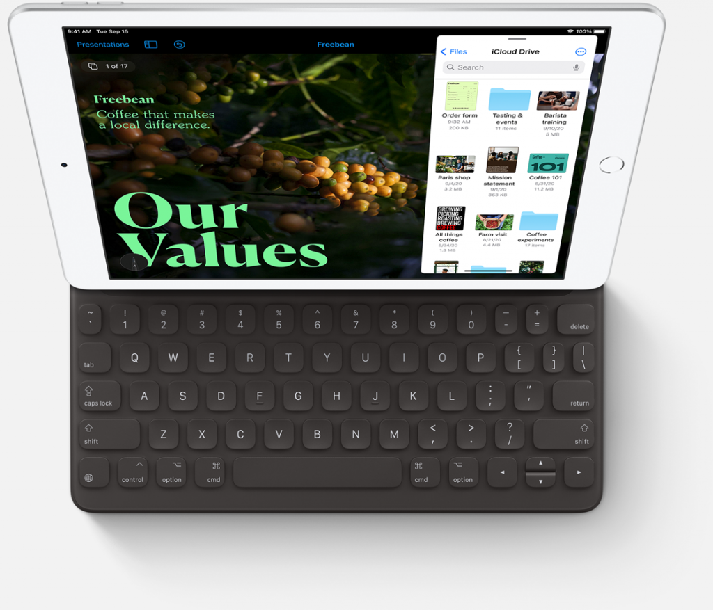 Apple iPad 2020 s klávesnicou