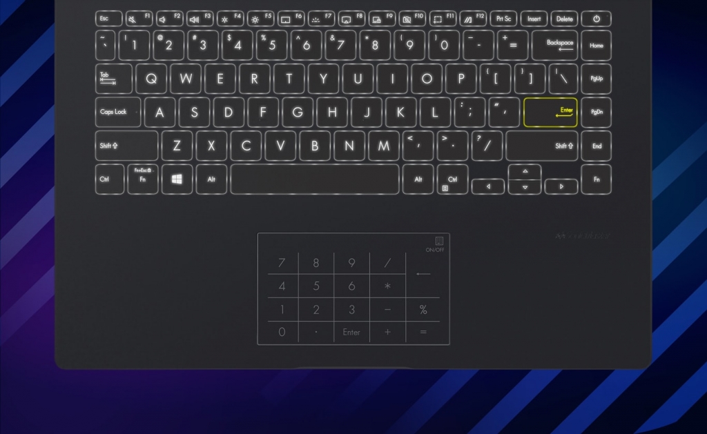 Notebook Asus E410 klávesnice