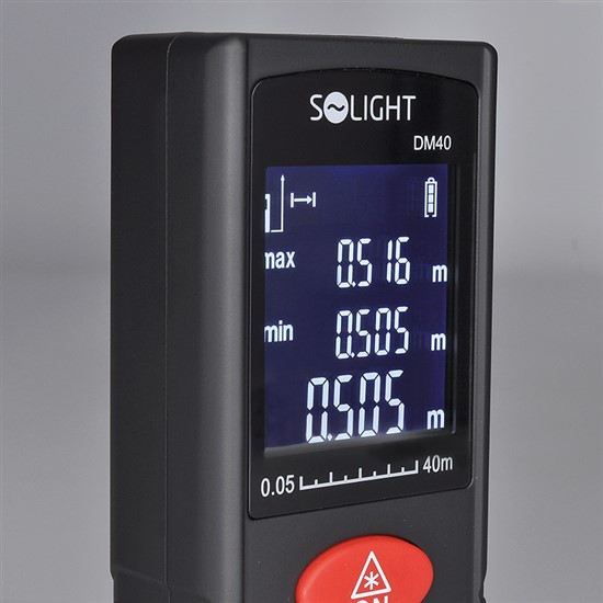 Solight DM40 - laserový měřič vzdálenosti