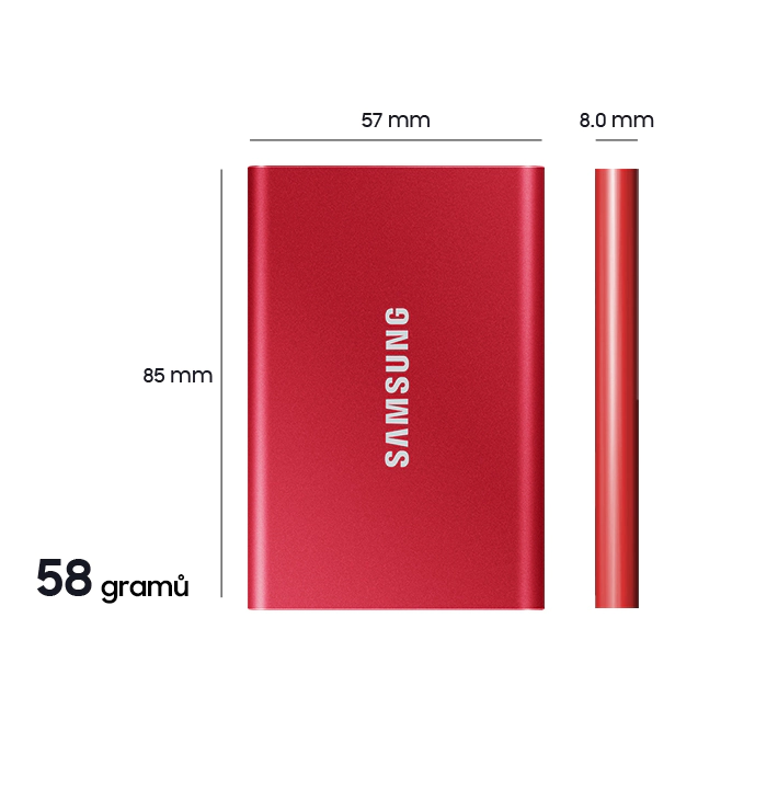 Externí SSD disk Samsung T7