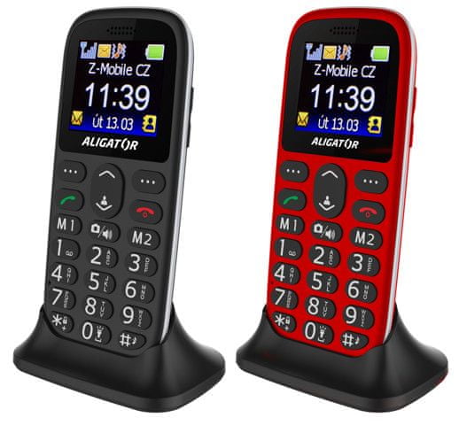 Tlačítkový telefon Aligator A510 Senior