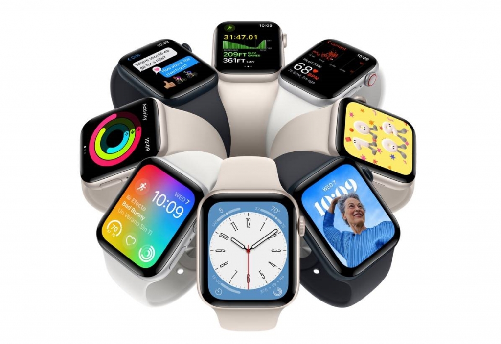 Chytré hodinky Apple Watch SE (2022)