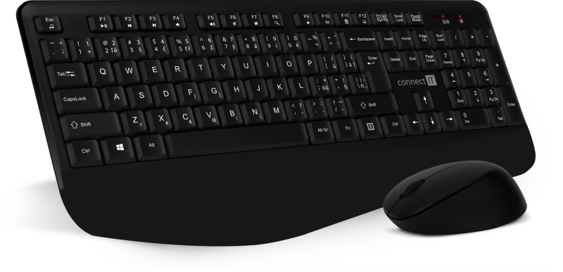 Set bezdrátové klávesnice a myši Connect IT CKM-7803-CS