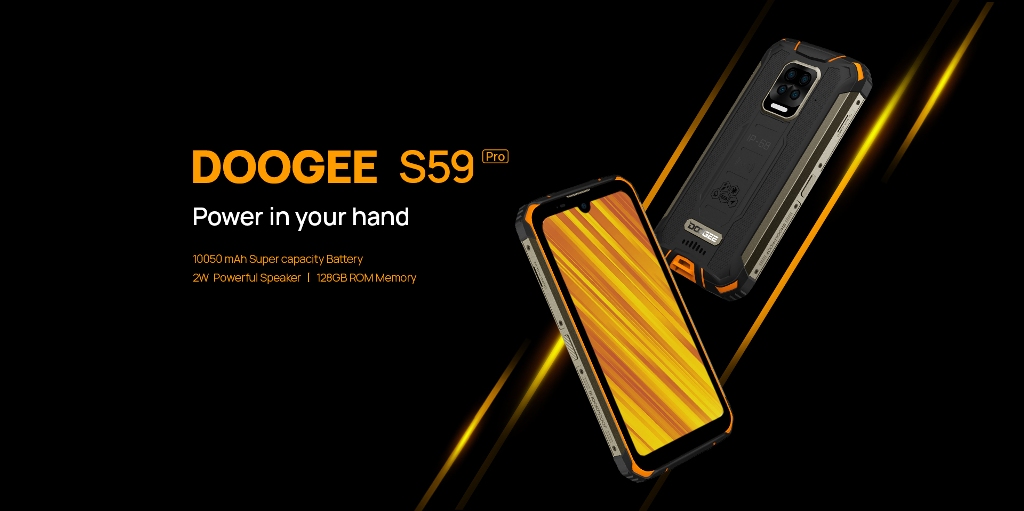 Odolný mobilní telefon Doogee S59 PRO