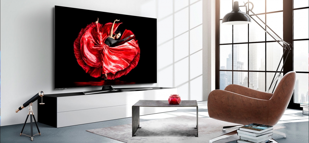 Smart televize Hisense H55O8B (2019) / 55" (138 cm) OBAL POŠKOZEN